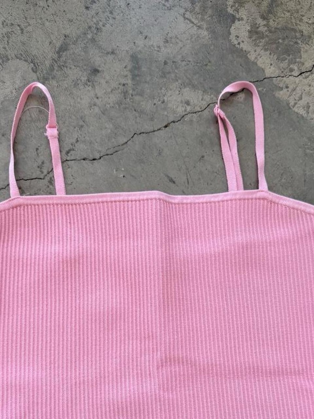 Babaton Pink Ribbed Camisole Tank - Picture 3 of 7